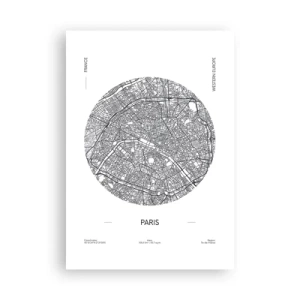 Plakát - Anatomie Paříže - 70x100 cm