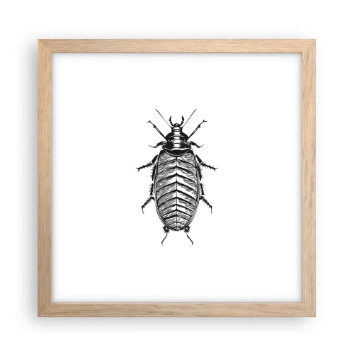 Plakát v rámu světlý dub - Vzorový exemplář! - 30x30 cm