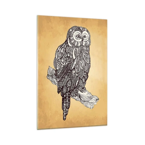 Obraz na skle - Mistrovské ornamenty moudrosti - 80x120 cm