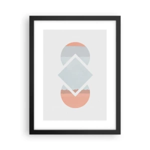 Plakát v černém rámu - Situace je jasná - 30x40 cm