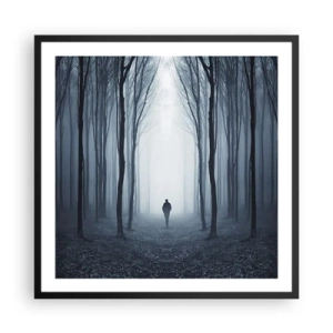 Plakát v černém rámu - A všechno jednoduché a jasné - 60x60 cm