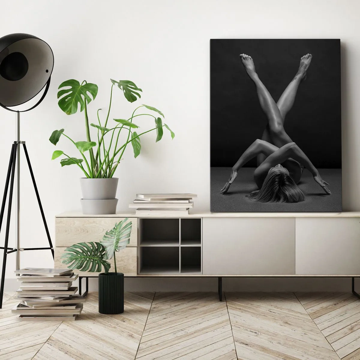 Obraz na plátně - Geometrie nahoty - 70x100 cm