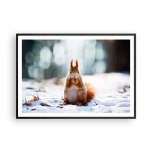 Plakát v černém rámu - Co se tak díváš? - 100x70 cm