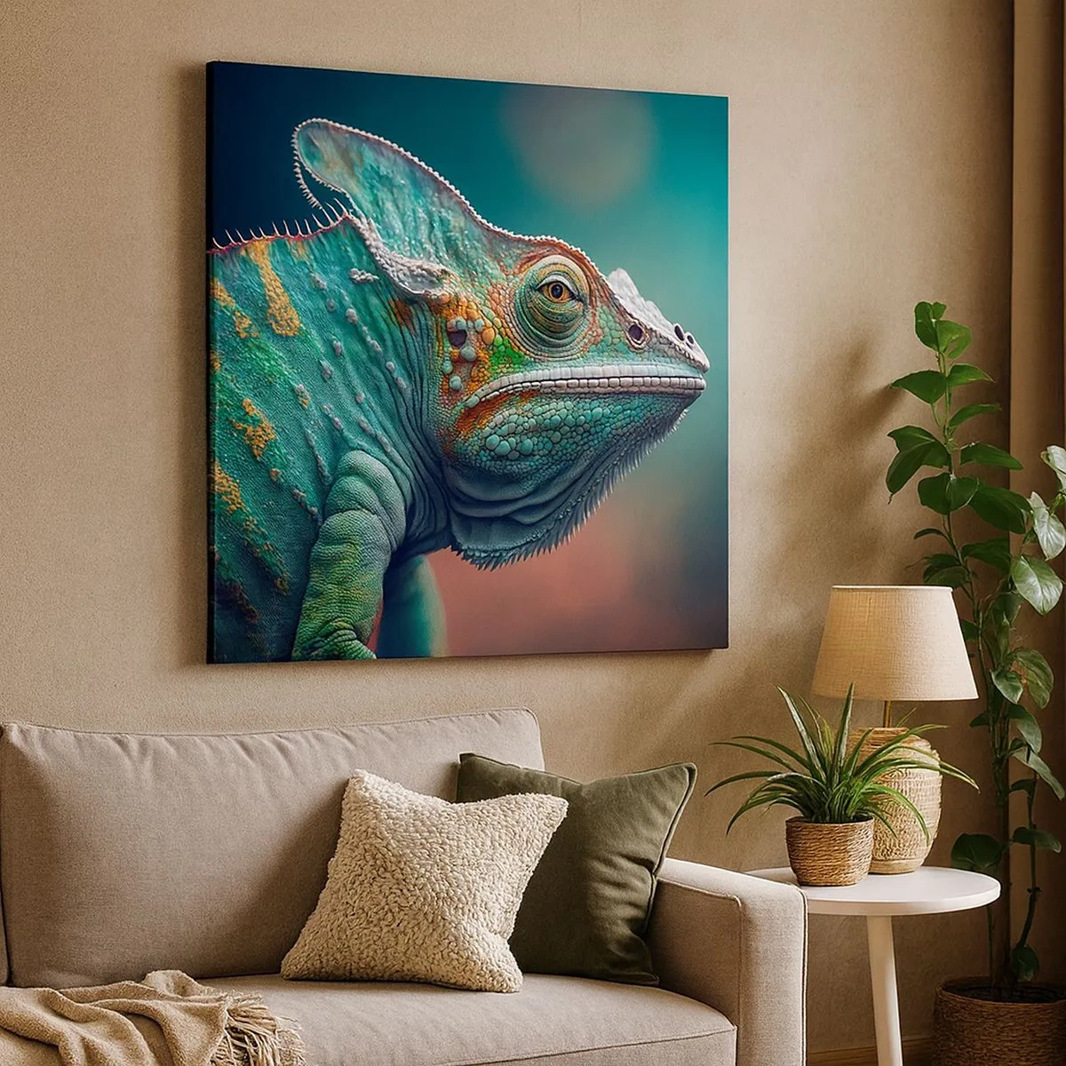 Obraz na plátně - Vidíš mě? To není dobré… - 30x30 cm