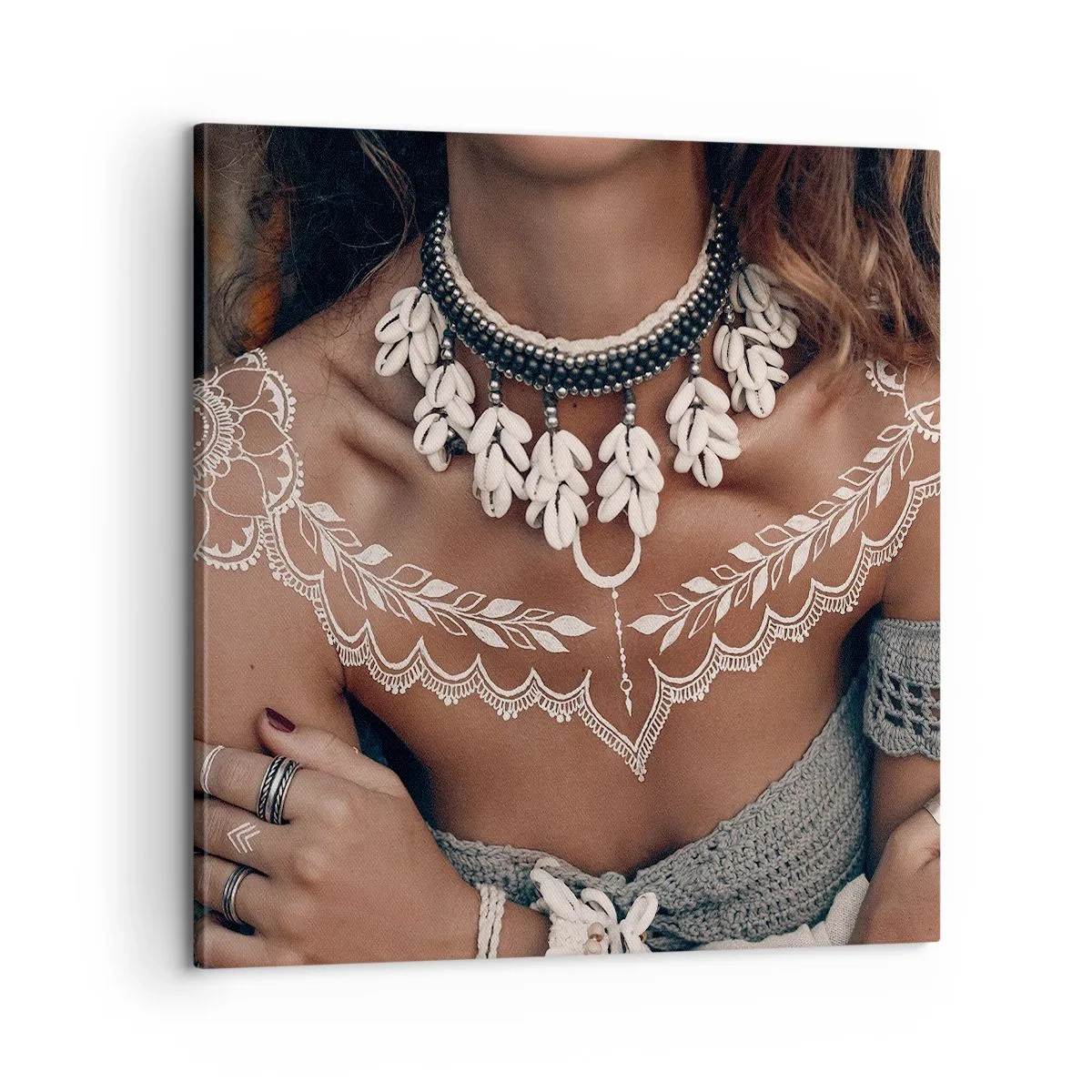 Obraz na plátně - Talismany, rituály ženskosti - 60x60 cm