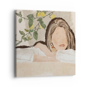 Obraz na plátně - Krasavice z jihu - 40x40 cm