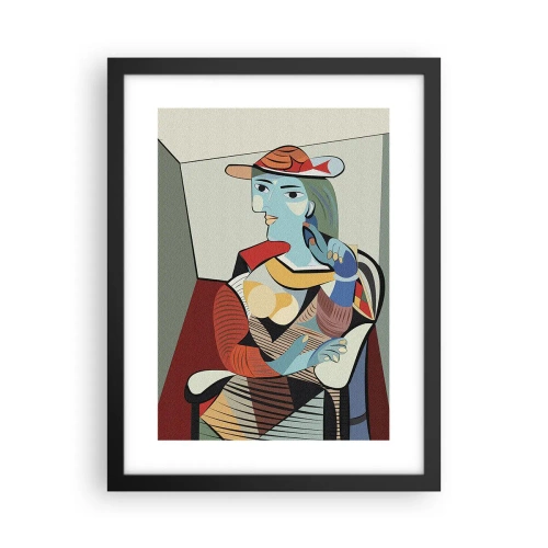 Plakát v černém rámu - Očima Picassa - 30x40 cm