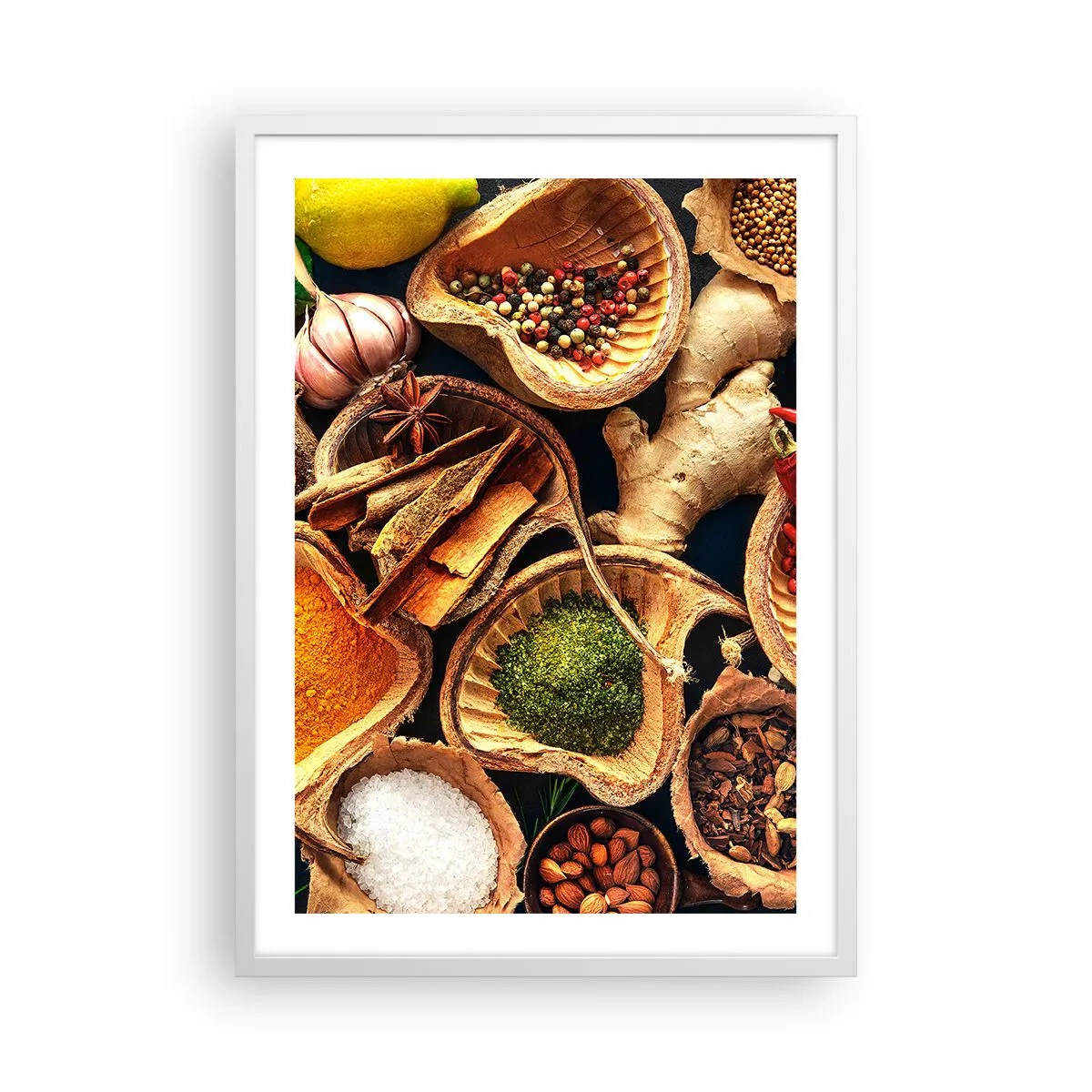 Plakát v bílém rámu - Vezmi si, co chceš - 50x70 cm