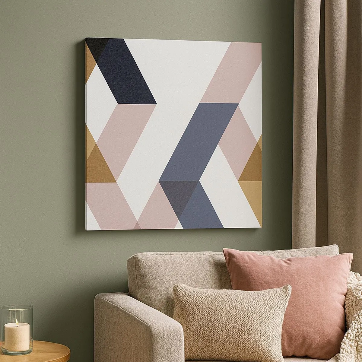 Obraz na plátně - Roviny a úhly - 30x30 cm