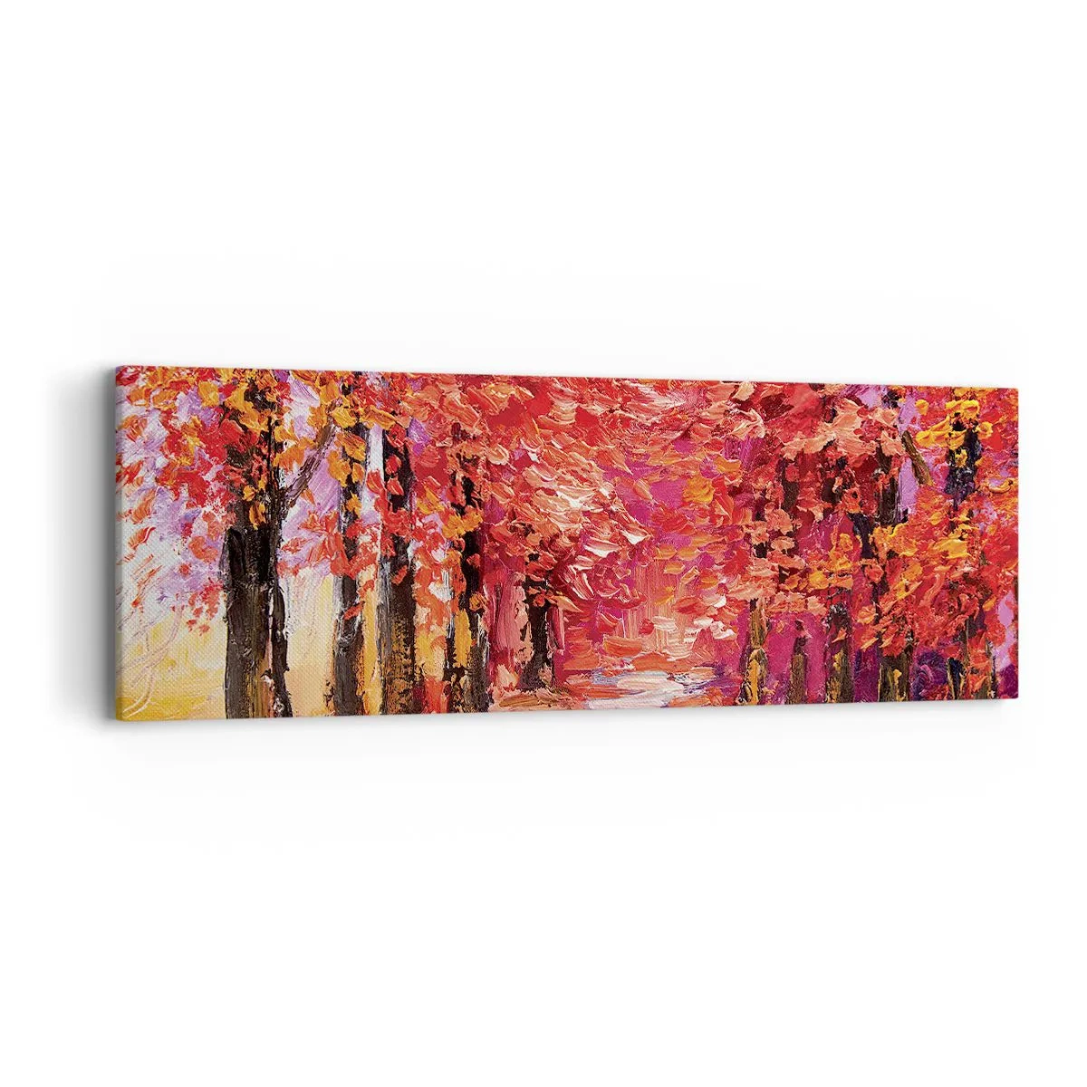 Obraz na plátně - Podzimní imprese - 90x30 cm