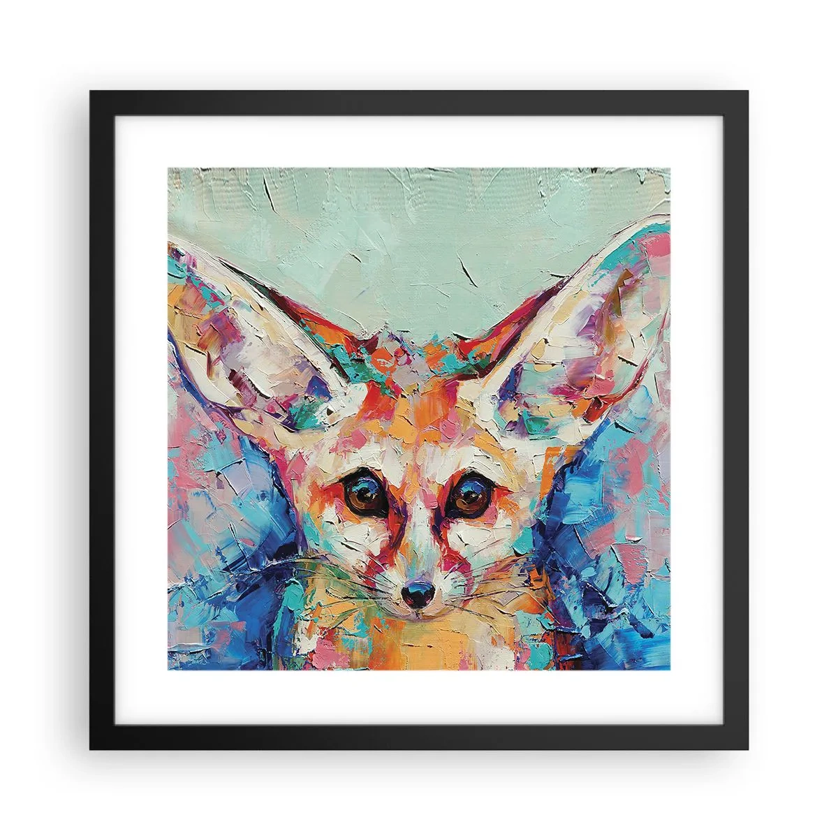 Plakát v černém rámu - Jste na mě připraveni? - 40x40 cm