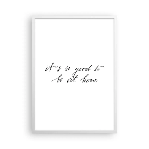 Plakát v bílém rámu - Celá pravda - 50x70 cm