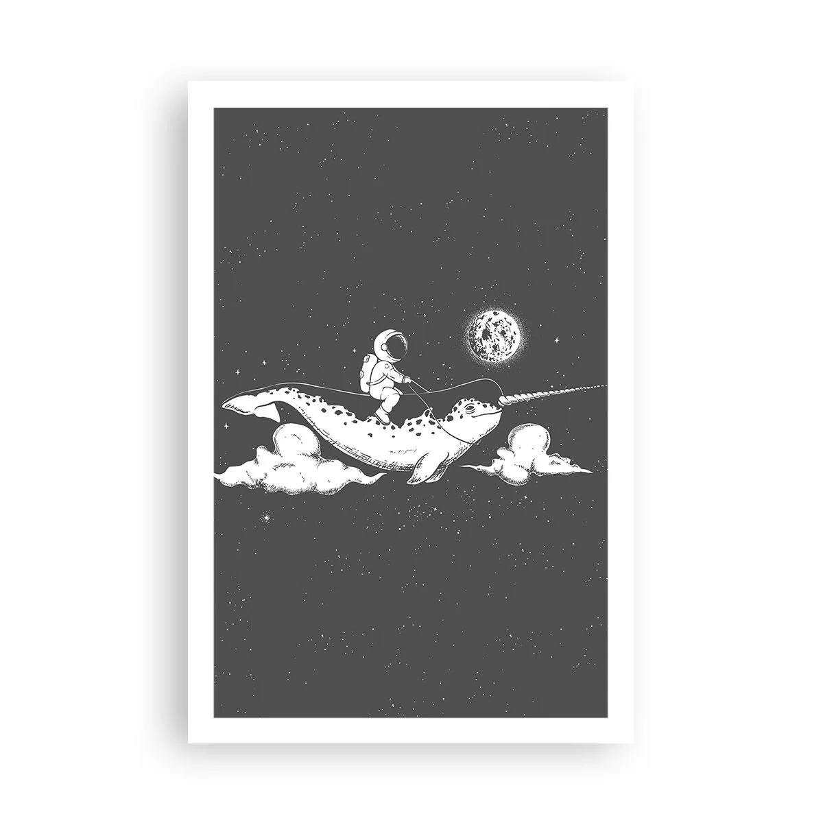Plakát - Vesmírný jezdec - 61x91 cm