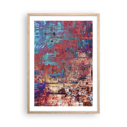 Plakát v rámu světlý dub - Paměť a zapomnění - 50x70 cm
