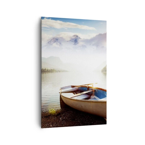 Obraz na plátně - U velké a čisté vody - 80x120 cm