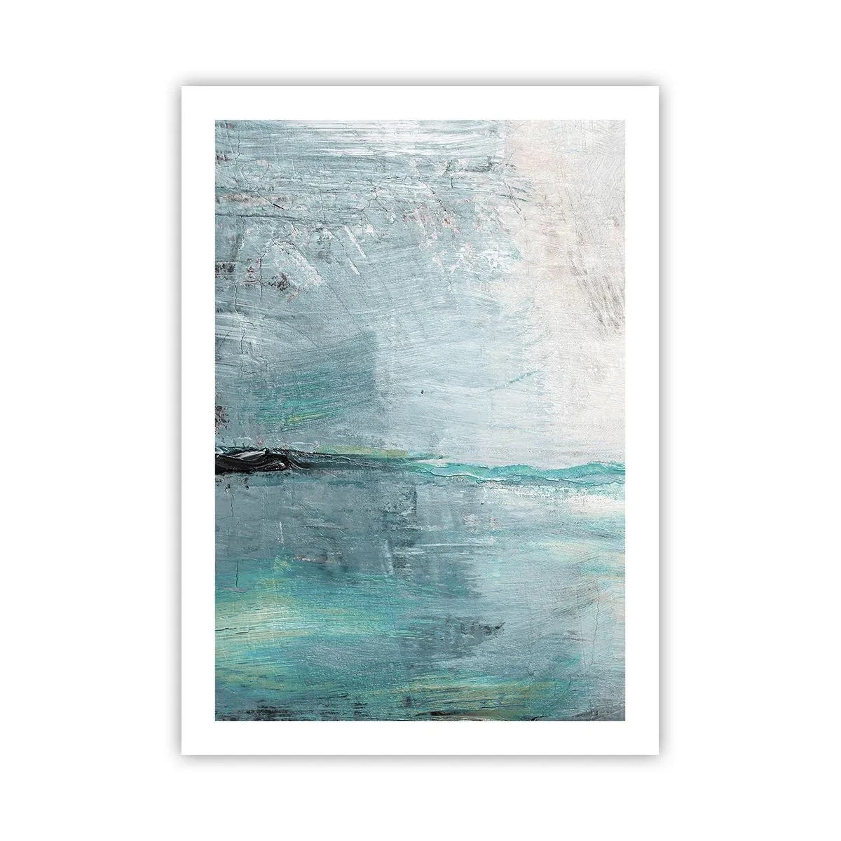 Plakát - Horizontálně v modři - 50x70 cm