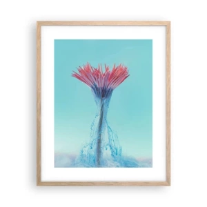 Plakát v rámu světlý dub - V osvěžujícím objetí - 40x50 cm