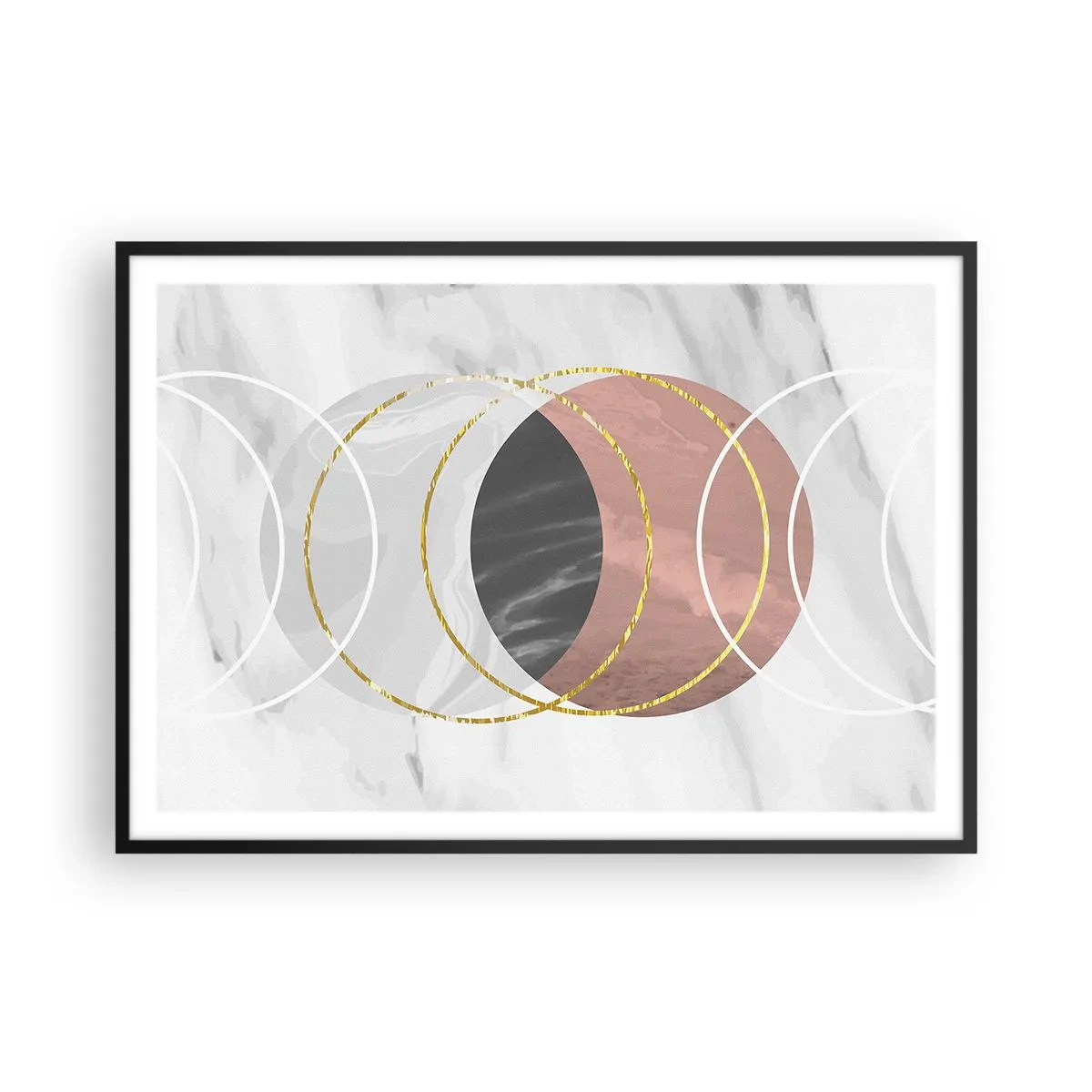 Plakát v černém rámu - Hudba sfér - 100x70 cm