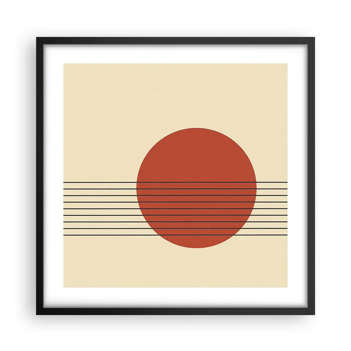 Plakát v černém rámu - Pořád dokola - 50x50 cm