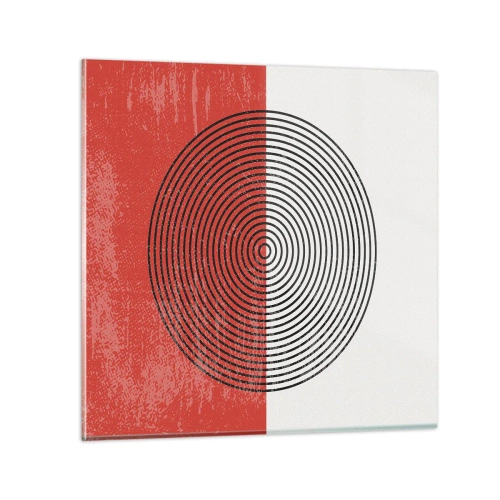 Obraz na skle - Přesný zásah - 40x40 cm