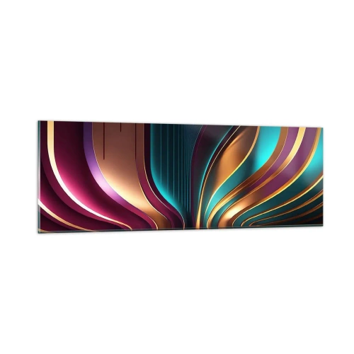 Obraz na skle - Architektura světla - 90x30 cm