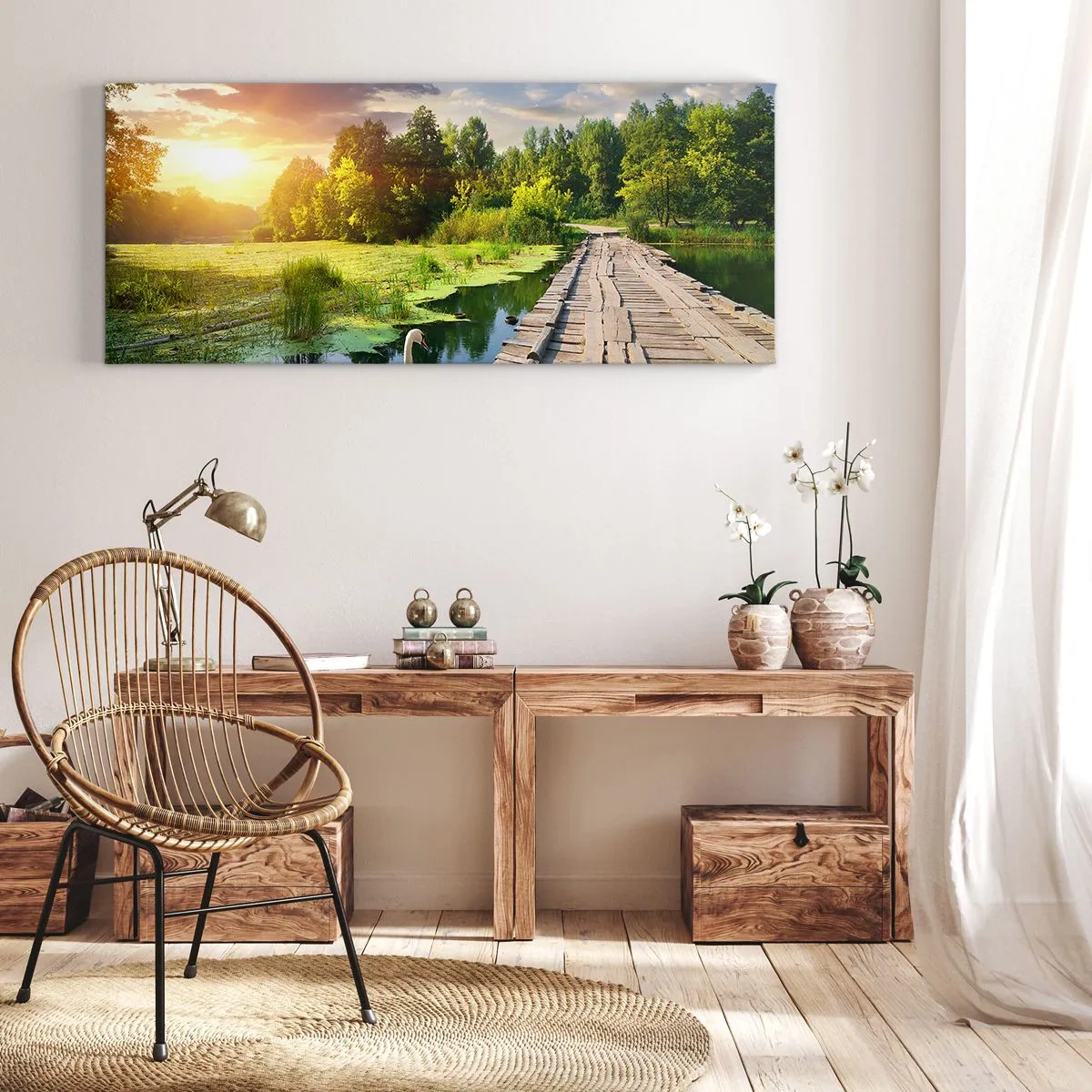 Obraz na plátně - Léto, léto všude - 100x40 cm