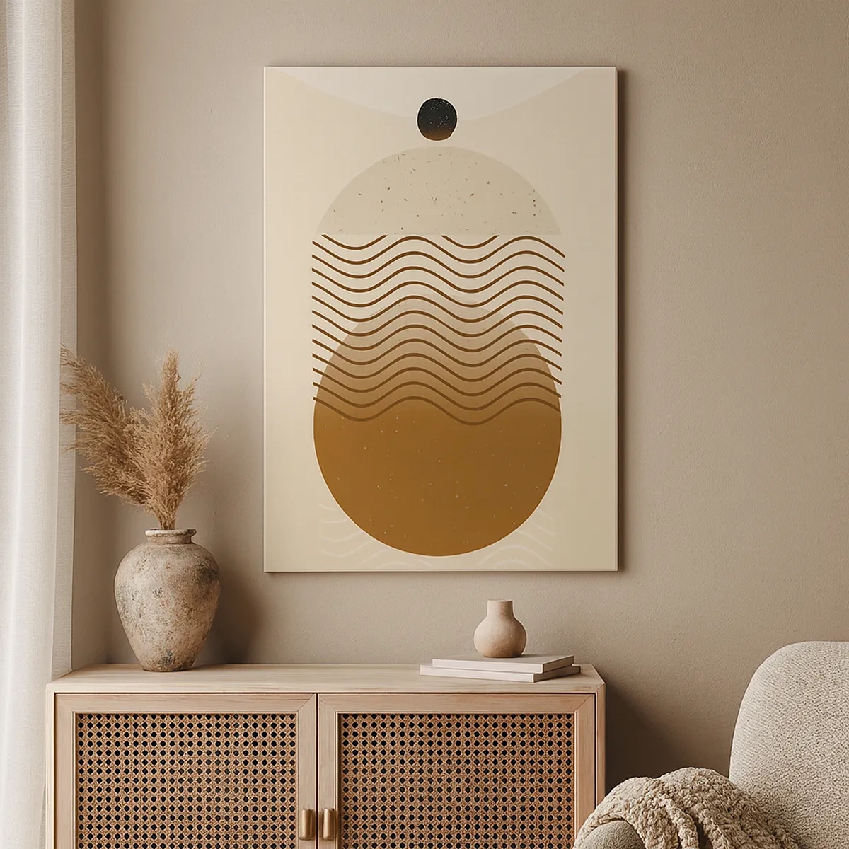 Obraz na plátně - O původu geometrických obrazců - 50x70 cm