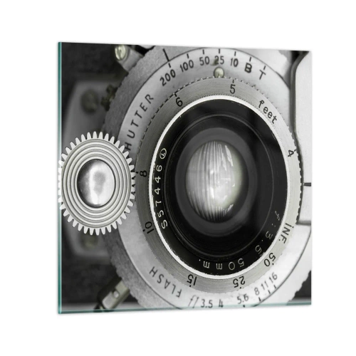 Obraz na skle - Příběh o Hollywoodu - 50x50 cm