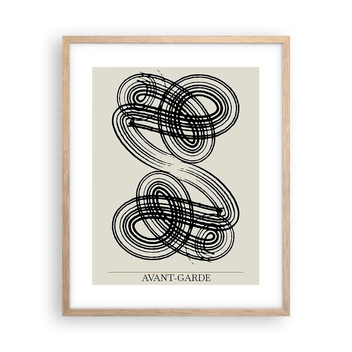 Plakát v rámu světlý dub - Vyšlo to spontánně - 40x50 cm