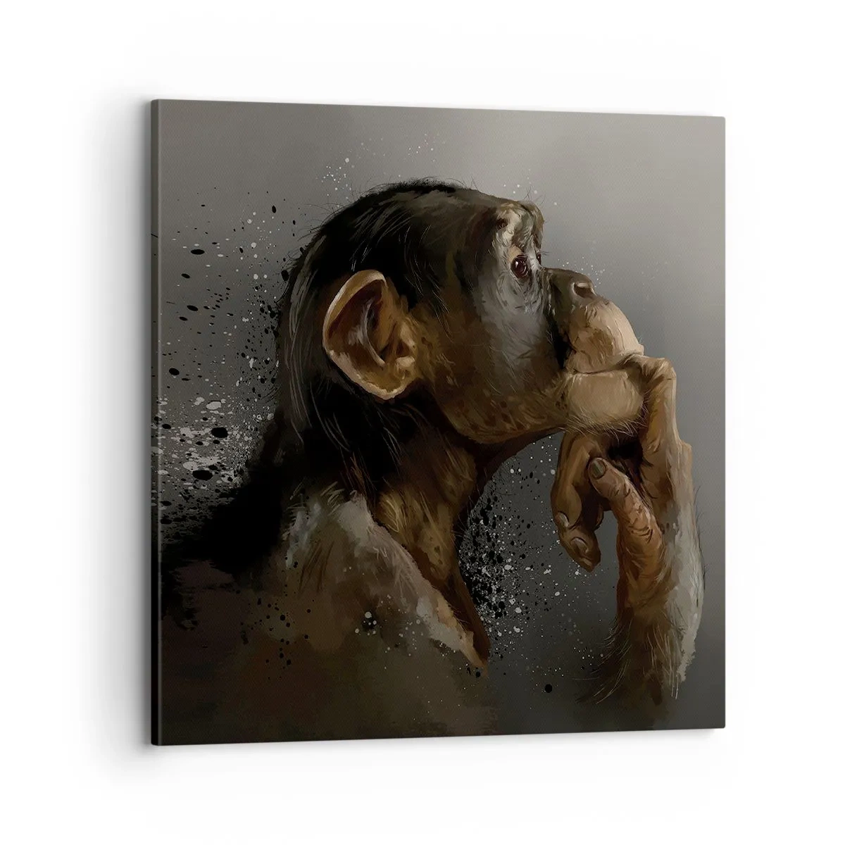 Obraz na plátně - Určitě myslitel - 70x70 cm