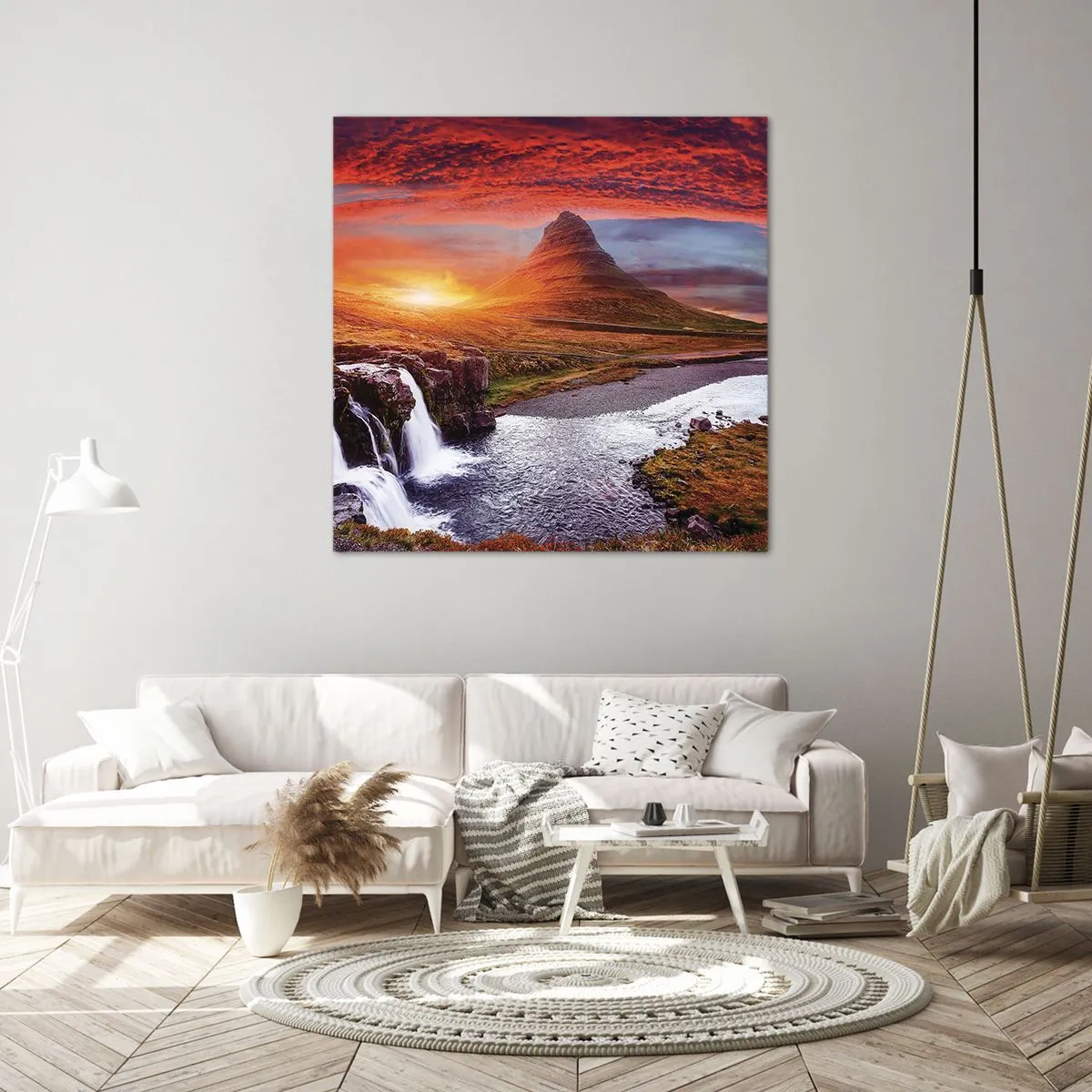 Obraz na plátně - Pohled na Středozem - 60x60 cm