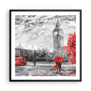 Plakát v černém rámu - Vzrušující den - 60x60 cm