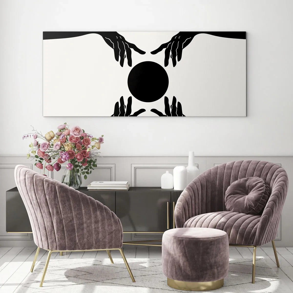 Obraz na skle - Tajné znamení - 100x40 cm