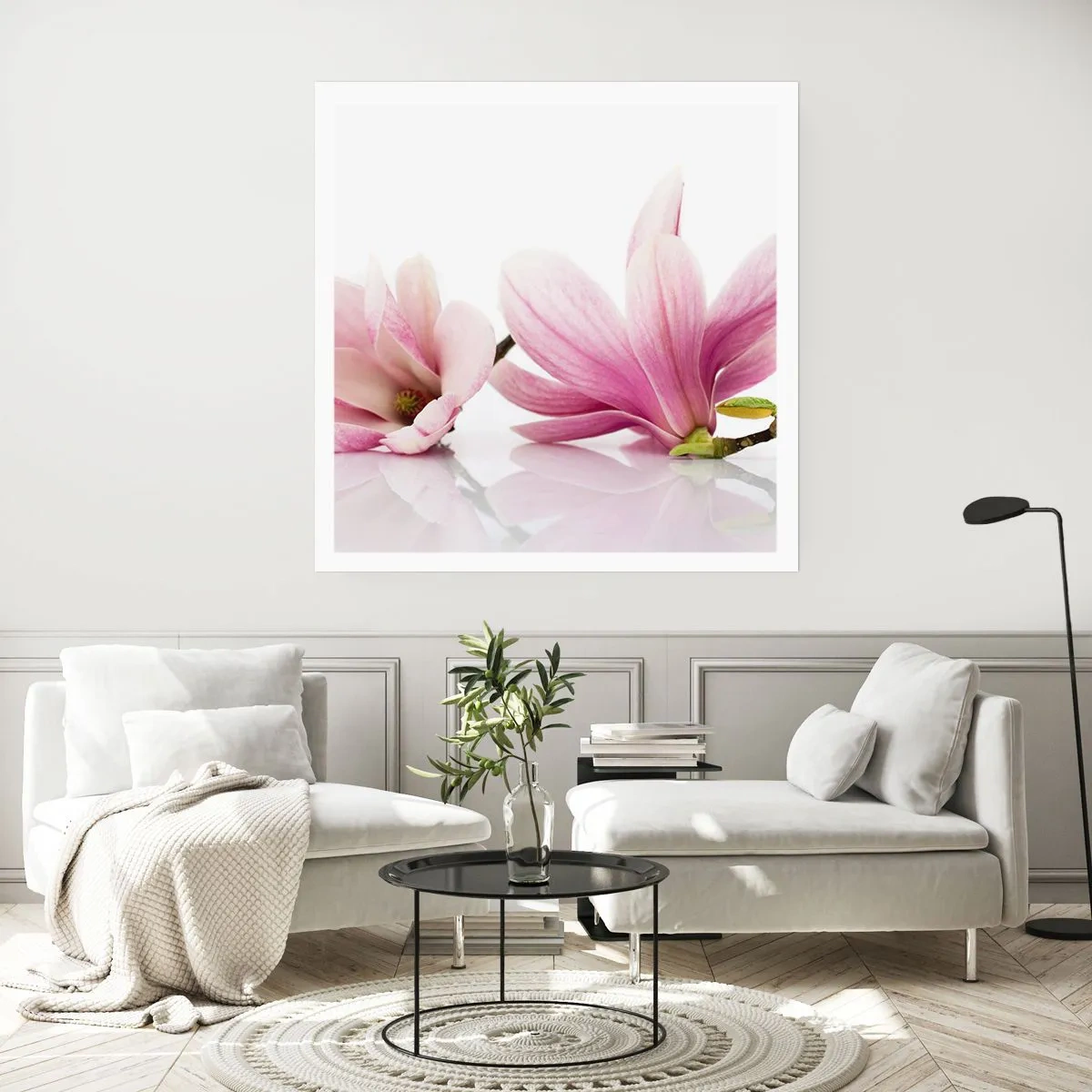 Plakát - Jemné jako závan jara - 40x40 cm