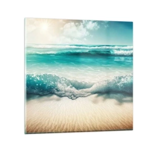Obraz na skle - Klid oceánu - 60x60 cm