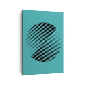 Obraz na plátně - Kruh – geometrická variace - 50x70 cm