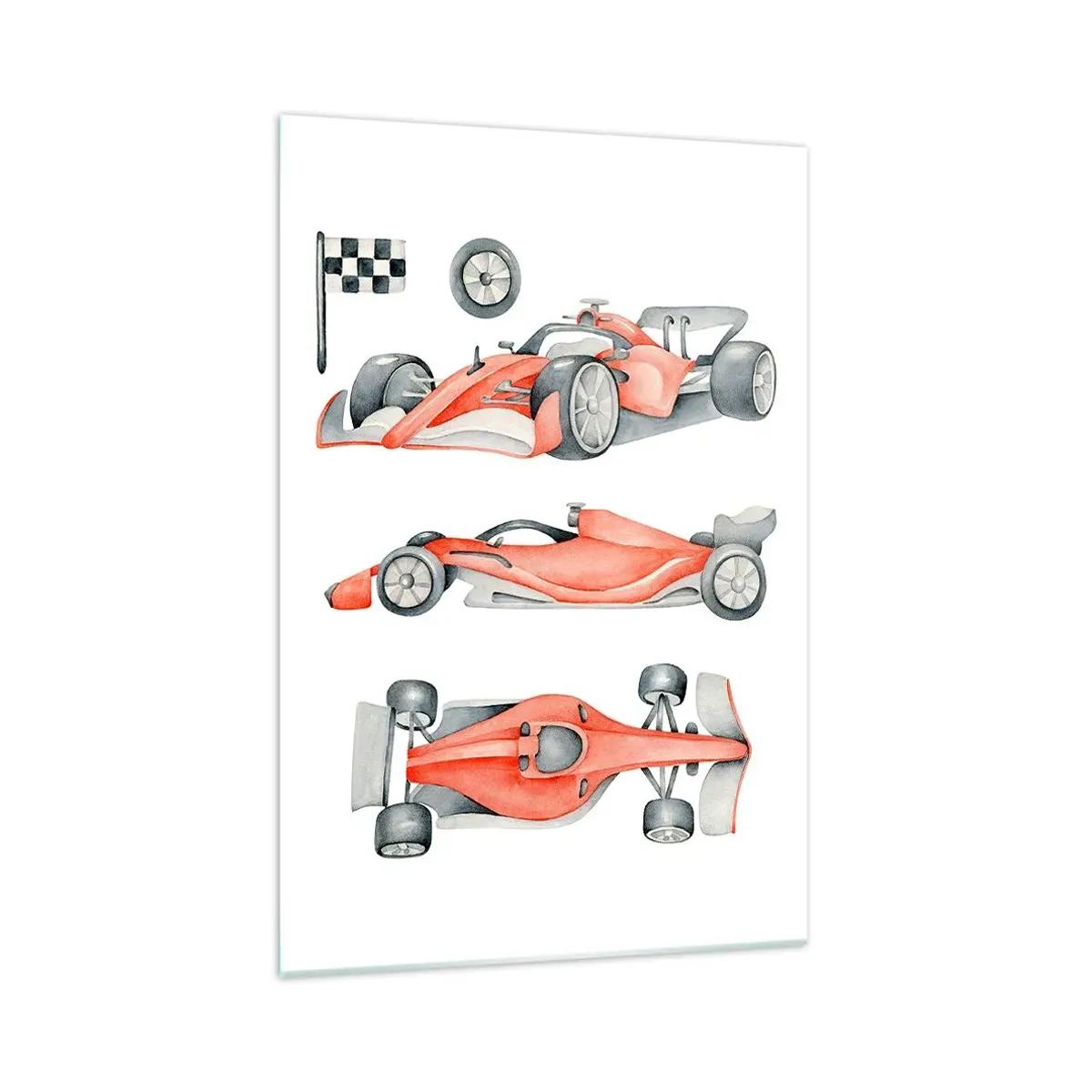 Obraz na skle - Dohnat sen - 70x100 cm