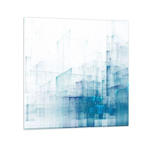 Obraz na skle - Jak se stal prostor - 70x70 cm