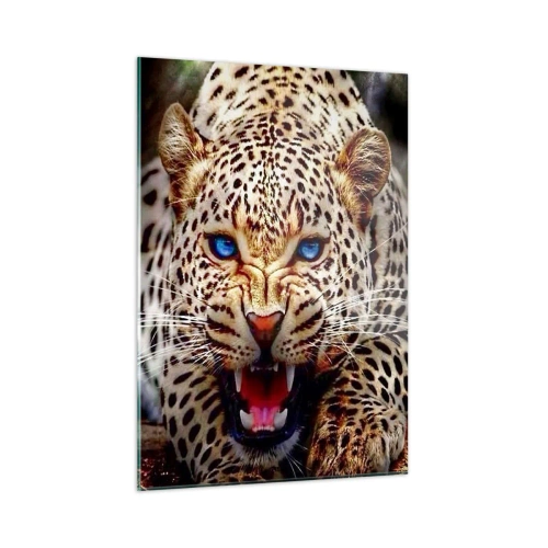 Obraz na skle - Vztek kráse neškodí - 50x70 cm