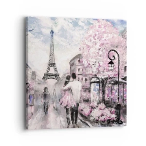 Obraz na plátně - Když se zamilovat, tak jenom v… - 40x40 cm