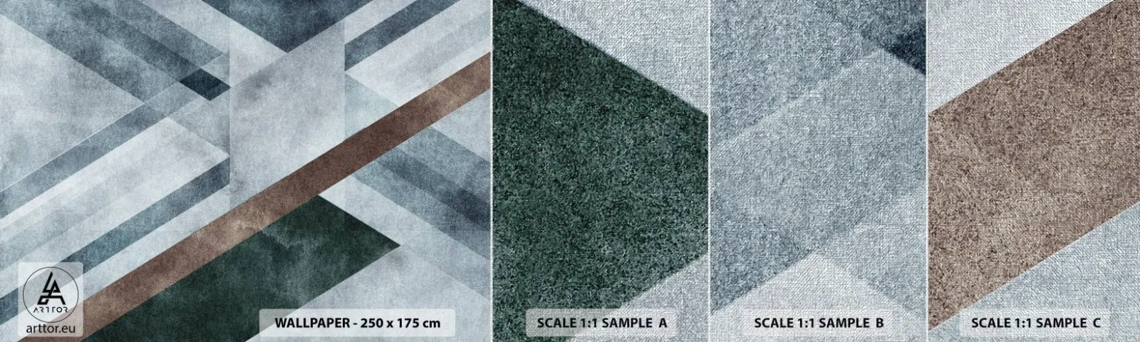 Vzor Fototapety Premium Canvas - Sofistikovaná elegance geometrie - Čáry, Geometrie, Abstrakce - 100x30 cm