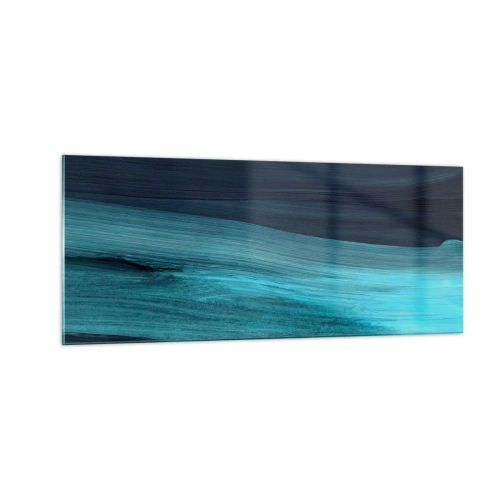 Obraz na skle - Pluj s proudem - 100x40 cm