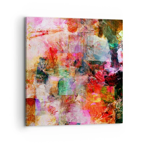 Obraz na plátně - Cesta růžovou - 70x70 cm