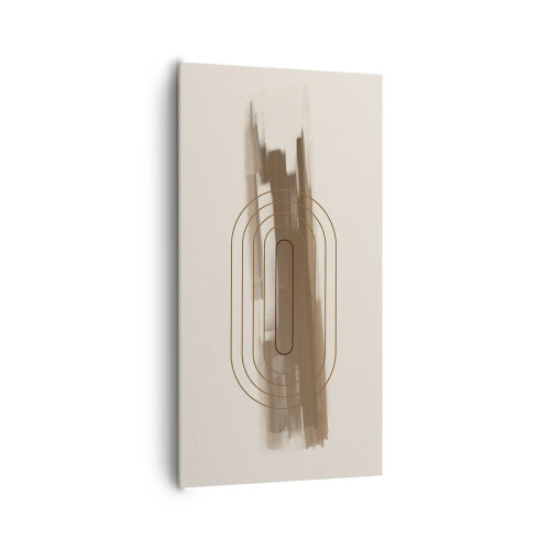 Obraz na plátně - Závan šedi - 65x120 cm