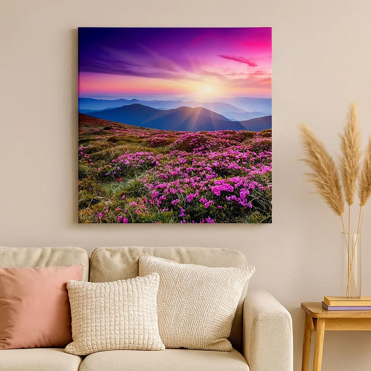 Obraz na plátně - Zavoněly svěží pupeny bylinek z obilných polí - 30x30 cm