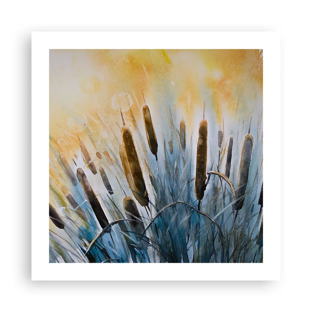 Plakát - Chlad vody, žár slunce - 50x50 cm