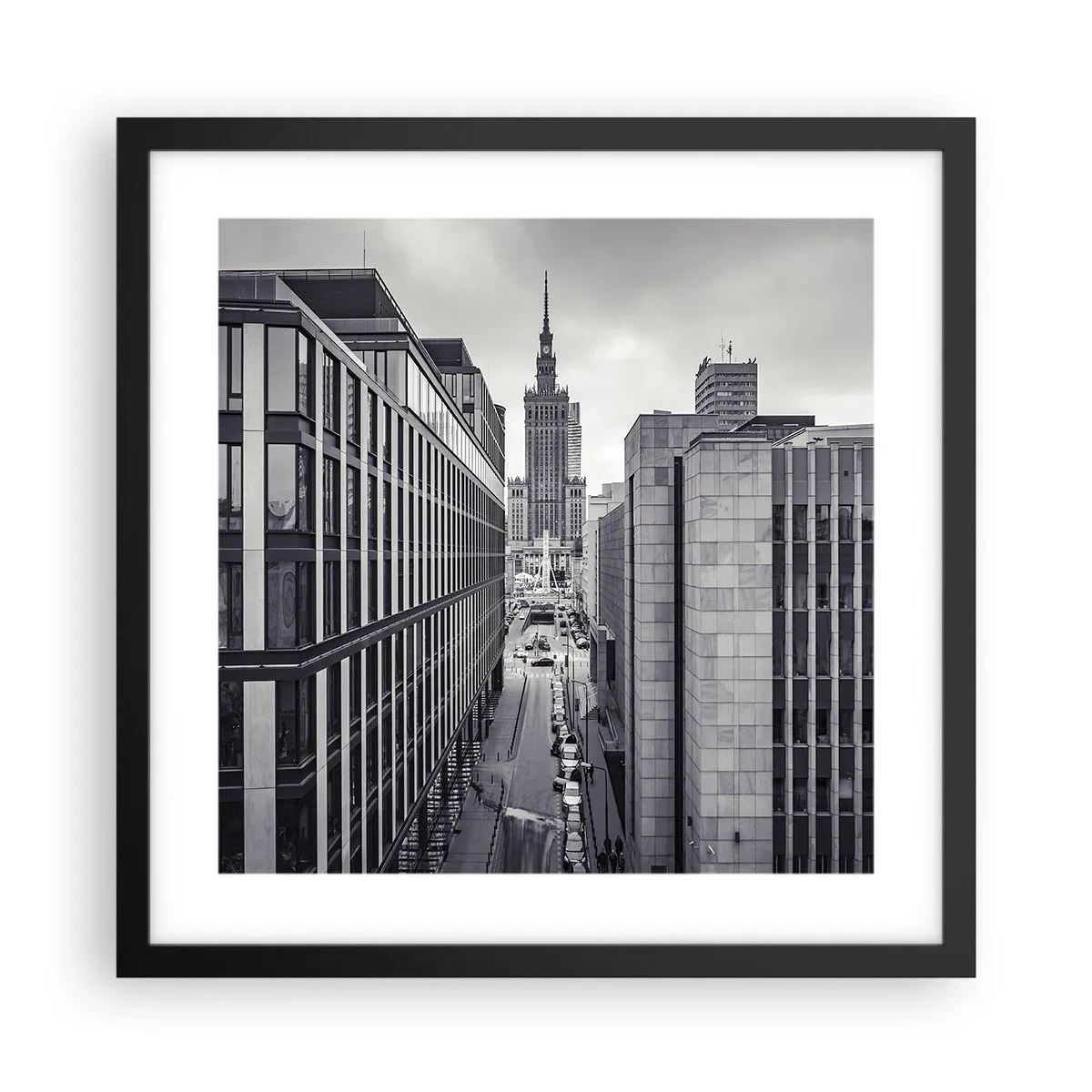 Plakát v černém rámu - Varšavské údolí - 40x40 cm