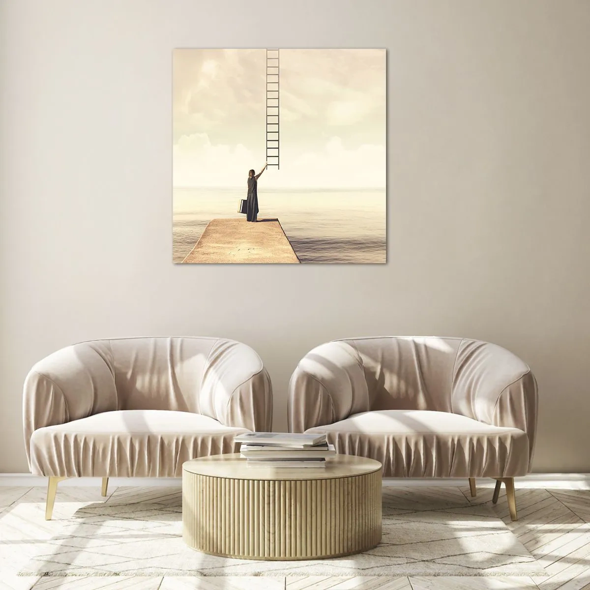 Obraz na skle - Magická cesta - 40x40 cm