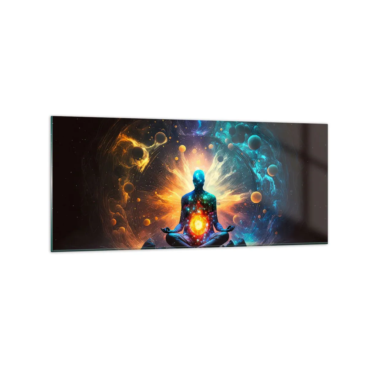 Obraz na skle - Vesmírný klid - 120x50 cm