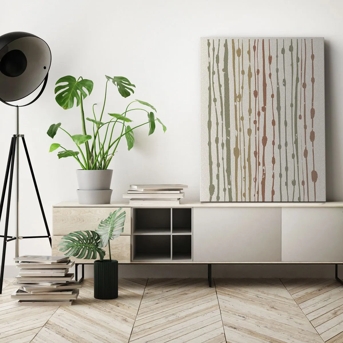 Obraz na plátně - Hudební záznam barev - 80x120 cm